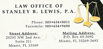 Law Office of Stanley B. Lewis, P.A.