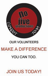 No Jive Productions Volunteer